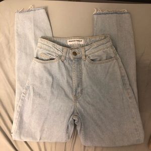 American Apparel Crop Pencil Jeans